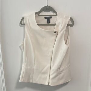 White House Black Market Ivory Vest